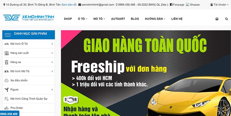 Top cửa hàng bán mô hình tĩnh tại TPHCM uy tín mà bạn nên biết