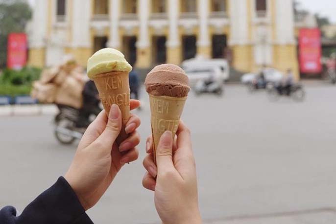 Mua kem tràng tiền ở đâu TPHCM ngon nhất!