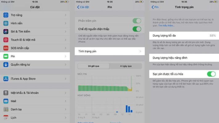 4+ Cách kiểm tra pin điện thoại iPhone trong 5 phút