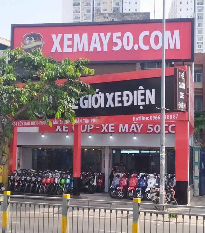Top 5 cửa hàng xe máy 50cc TPHCM