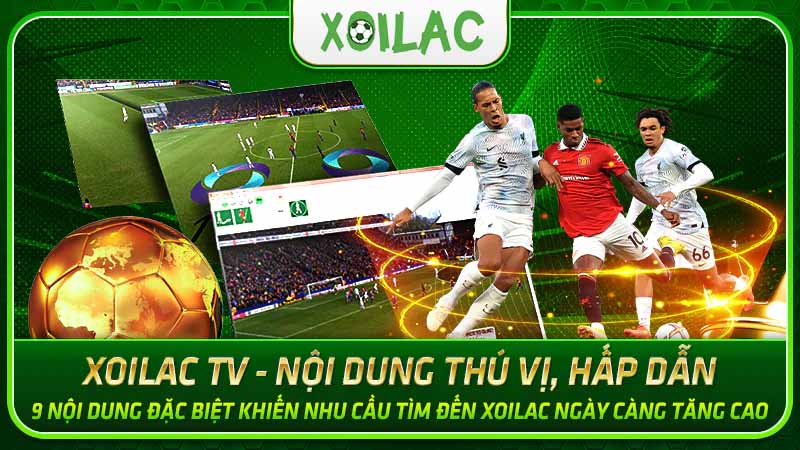 Trực tiếp bóng đá miễn phí Full HD tại Xoilac TV