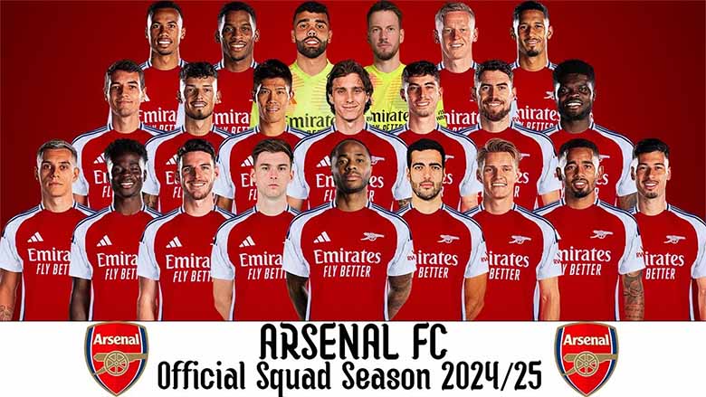 Top 5 cầu thủ Arsenal chơi ấn tượng nhất mùa giải 2024/25