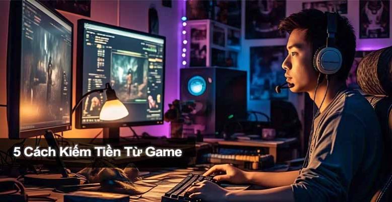 Khám phá 5 cách kiếm tiền từ game hiệu quả mà game thủ nên biết