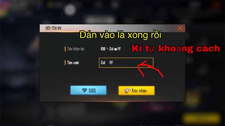 Cách tạo kí tự đặc biệt khoảng trống FreeFire đẹp nhất
